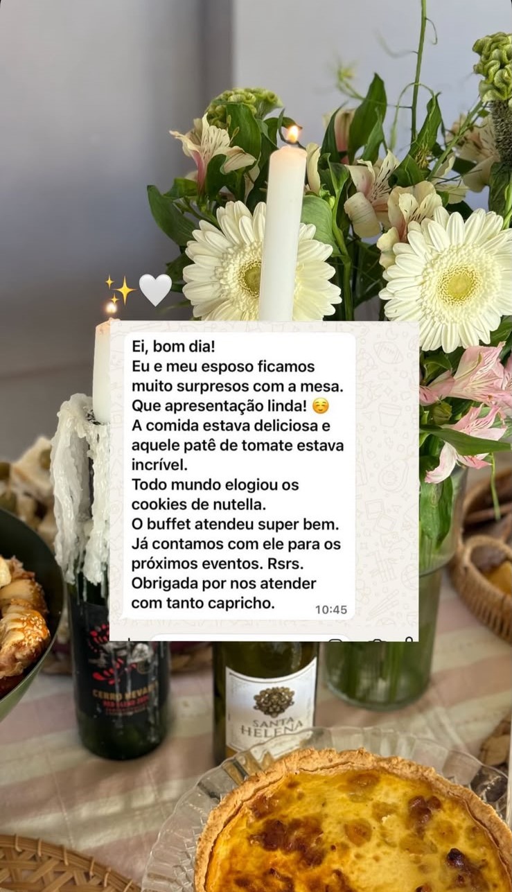 Depoimento de cliente Moema Eventos