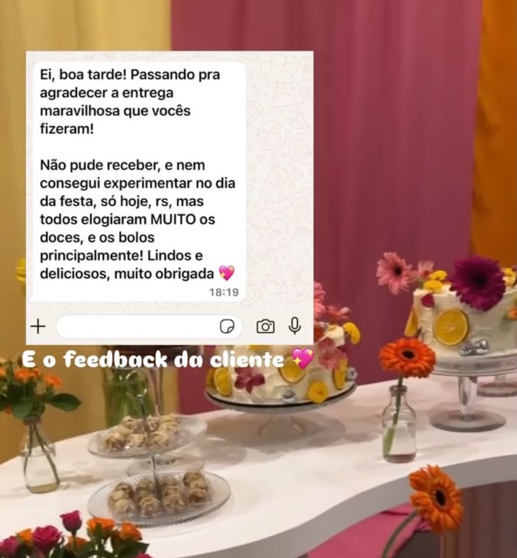 Depoimento de cliente Moema Eventos