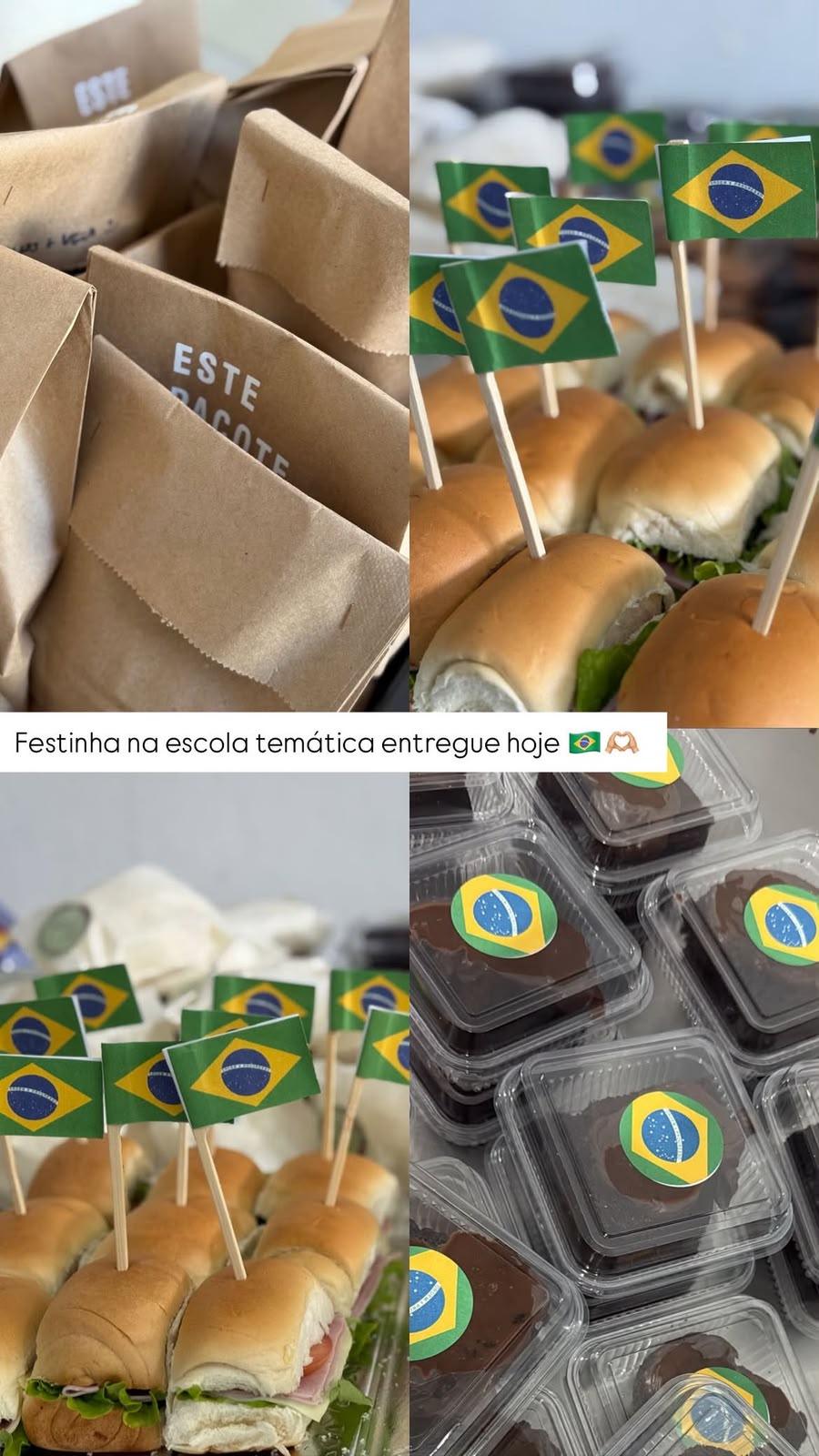 Festinha na escola temática — kits individuais